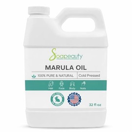 Aceite de marula, 100% puro, orgánico, prensado en frío, natural, 32 onzas