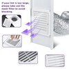 Dryer Vent Window Kit with 4 inch Dryer Vent Duct