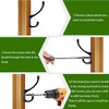Bosdontek 10 Pcs Modern Coat Hooks Wall Hooks Clothes Hat