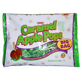 (pack of 4) Tootsie Caramel Apple Pops - 24Oz /38Pops per Bag