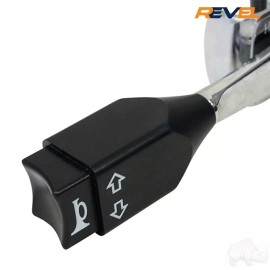 Red Hawk Golf Cart Turn Signal Switch Kit w/ Horn Button for RHOX Light Kits, 12-48 Volt