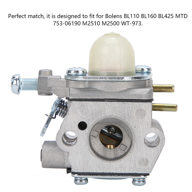 Carburetor Replacement Parts Fit for Bolens BL110 BL160 BL425 MTD