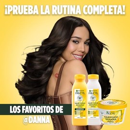 Garnier Fructis Acondicionador Fructis Hair Food Banana 300Ml, 369 grams, 300 mililitro, 1