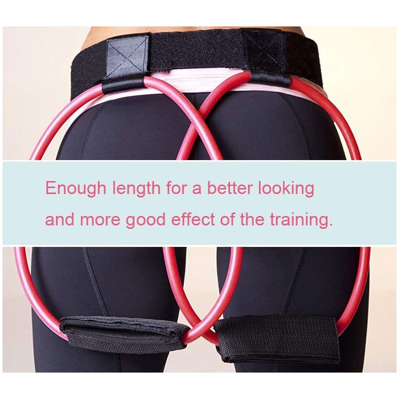 zalati Stretching Belt with Resistance Rope Workout Bands for Legs