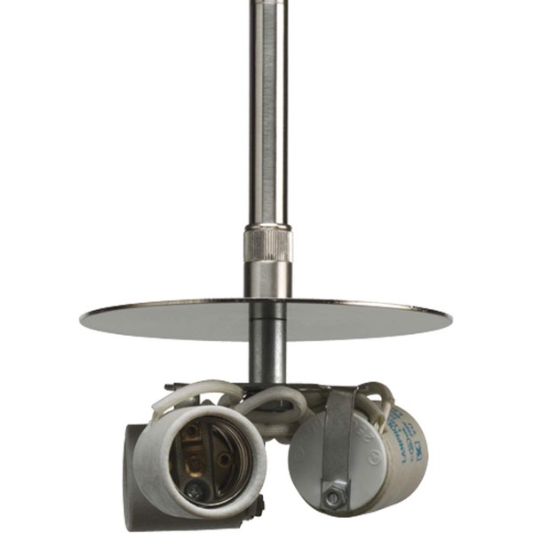 Progress Lighting P5199-09 3-Light Stem Mounted Pendant Used with Markor Or Chloe Shades For Complete Fixture, Brushed Nickel