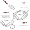 Stainless Steel Egg Separator Tool, Long Handled Egg Yolk Separator,