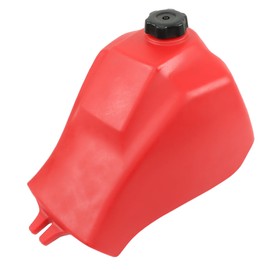 WFLNHB FT49002 Fuel Tank Replacement for Honda ATC185, ATC185S, ATC200, ATC200M, ATC200S, Big Red 200 1980-1986 Red Plastic