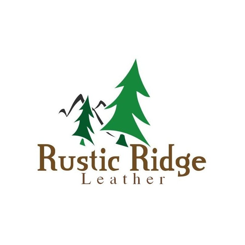 Rustic Genuine Leather Photo Album with Gift Box - Scrapbook