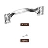 sourcing map Gate Handle Pulls, 4Pcs 4-inch/99mm Long Door Pull
