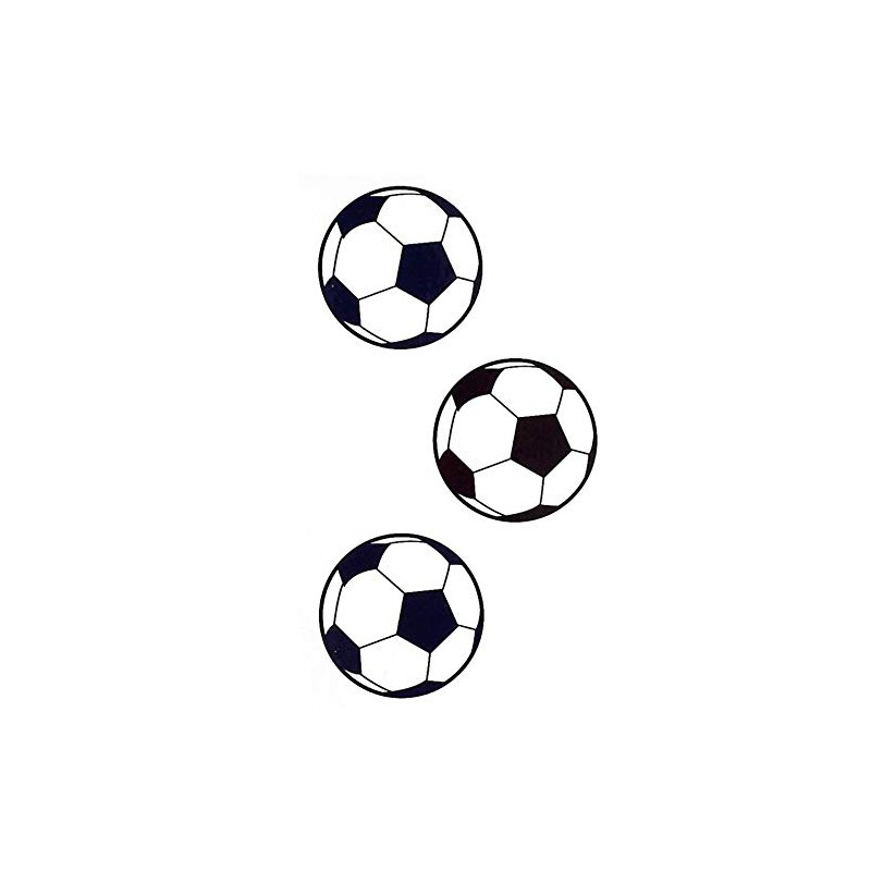 EROSPA® Temporary Tattoo Sheet Football Germany 6 x 10.5 cm