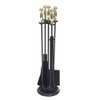 Oakestry Fireplace Tool Set, Brass