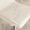 Levoberg Fodera per sgabello da bar con schienale impermeabile, copertura