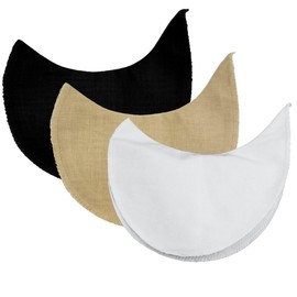 Braza Clothing Shields - Reusable Armpit Sweat Pads with 5 Pairs of Adhesive Strips - Washable Underarm Sweat Pads for Women (Beige, Medium)