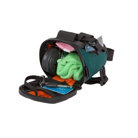 Two Wheel Gear - Small Commute Seat Pack (0.8 Liter) - Water Resistant under Saddle Bag for Bicycle - for Bike Commuting and Touring - Tofino Blue