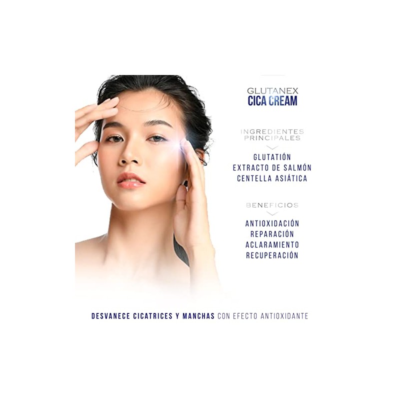 Glutanex™ CREMA DESVANECEDORA CICA Cream / Crema Post Tratamiento /