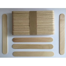 50pcs Wooden Lolly Jumbo Popsicle Sticks Lollipop Craft Sticks Plain Plant Label Modelling Crafting Kids 150mm X 18mm X 2mm