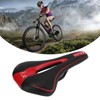 Bike Saddle Steel Adjustable Shock Resistant Hollow Mountain Bike Seat