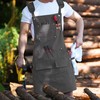 Tosewever Work Aprons for Men with Large Pockets, Canvas Cross