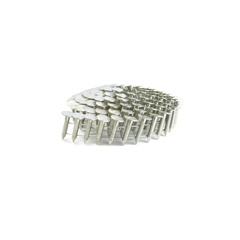 3/4" Ring 304SS Coil Roofing Nails 3,600ct