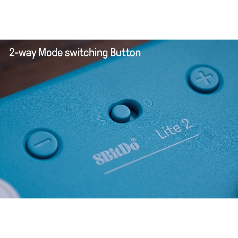 8Bitdo Lite 2 Bluetooth Controller with Motion Controls, Linear Motors