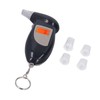 Alcohol Tester Professional LED Digital Keychain Breath Alcohol Detector Audible