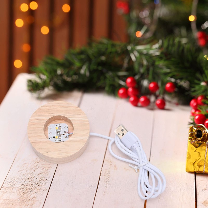 3D Crystal Ball Nightlight Decolamp Solar System Model Decor Science
