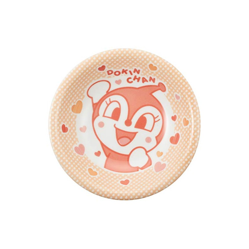 "Go! Anpanman" Dokin-chan Curry Plate, 6.7 inches (17 cm), Children's
