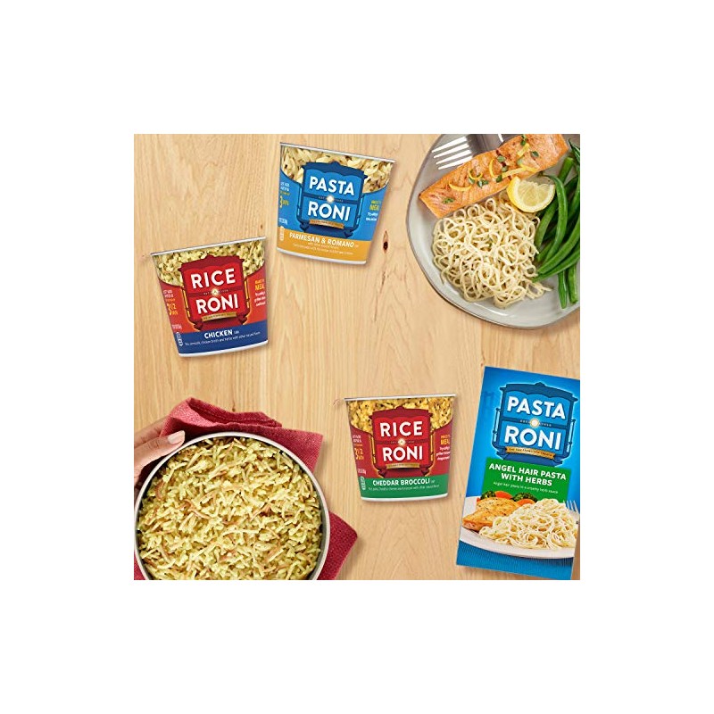 Rice-A-Roni Cups, Chicken Flavor, 1.97oz pack of 12 cups