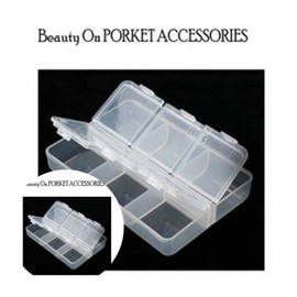 Portable Pill Organizer Box Travel Pill Case 5ea