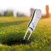 Tenedor Verde de Golf, Herramienta de Reparación de Divot Plegable