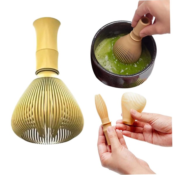 Shoyisenka Matcha Whisk, Easy to Clean Reusable Powder Whisk, Resin