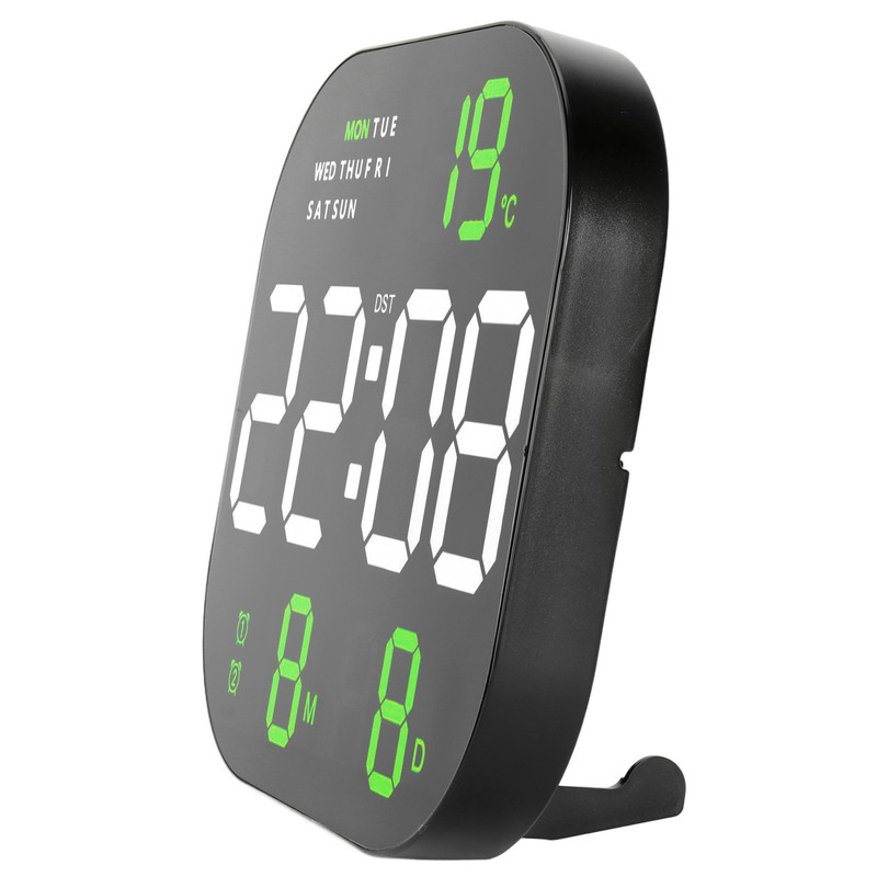 Digital Clock Large Screen LED USB 5V Remote Multifunctional Temperature