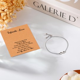 RZKING Bracelets For Women, Evil Eye Sun Moon Wave Charm Bracelets For Women, Friendship Bracelets, Gifts For Sister, Birthday, Thank You, Inspirational Gifts For Women, 16, Stainless Steel, no