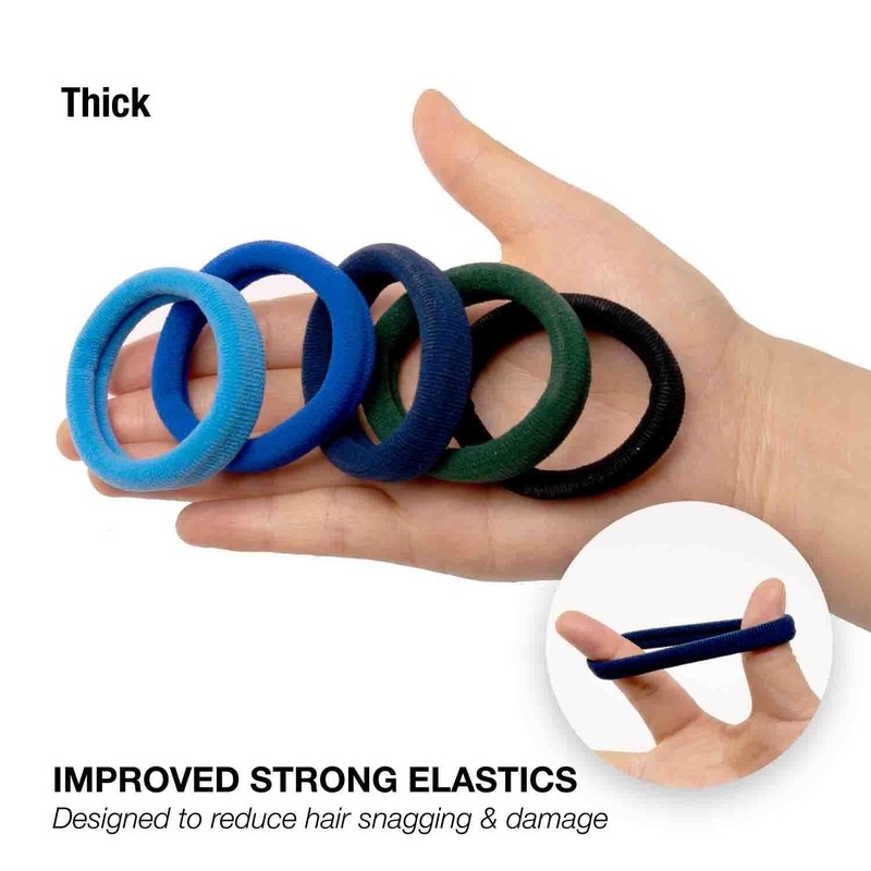 Basic Sense Thick Hair Ties - Specially Designed for Thick