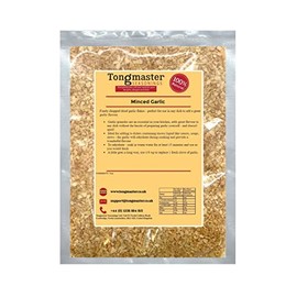 Minced Dried Chopped Garlic Granules - 200g 8/16 Mesh Ideal Size for Grinders