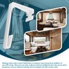 NOOTO 4 Pack White RV Curtains Holder for Camper Windows