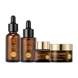 OKADY Retinol Skin Care Travel Set - 3 Step Facial Care Set (Includes Essence, Cream, Eye Care) | Moisturizing Skin Care Program, Travel Set Gift Set (Moisturizing Skin Care Minnesent)