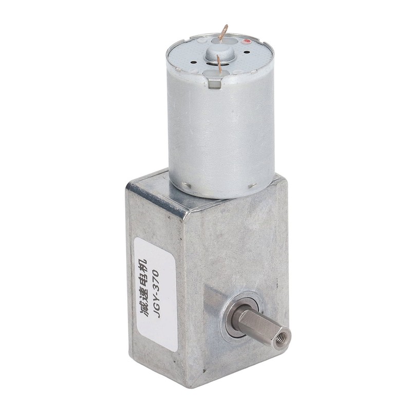 25kg.cm DC Gear Speed Reduction Motor Double Shafts Self Locking