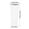 QUINTRA Food Storage Container, PP Spaghetti Container with Lid for