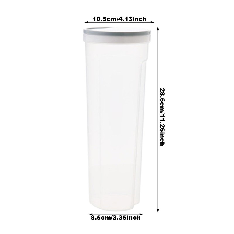 QUINTRA Food Storage Container, PP Spaghetti Container with Lid for