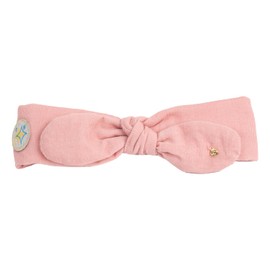 LUMI&HEI Baby Cotton Headbands (7colors) - Soft Corduroy HairBands with Bows for Baby girl toddler kids - Handmade Toddler Hair Accessories (Candy Pink)