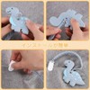 One-Touch Clips, Set of 20, for Flat Tape, Plastic Fixing