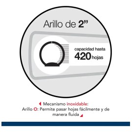 Carpeta Brillante Wilson Jones De 2 Pulgadas Para 420 Hojas, arillo O