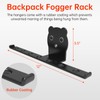 KOMOHOM Backpack Blower Rack Wall Mount with Rubber Coating，100lb Weight