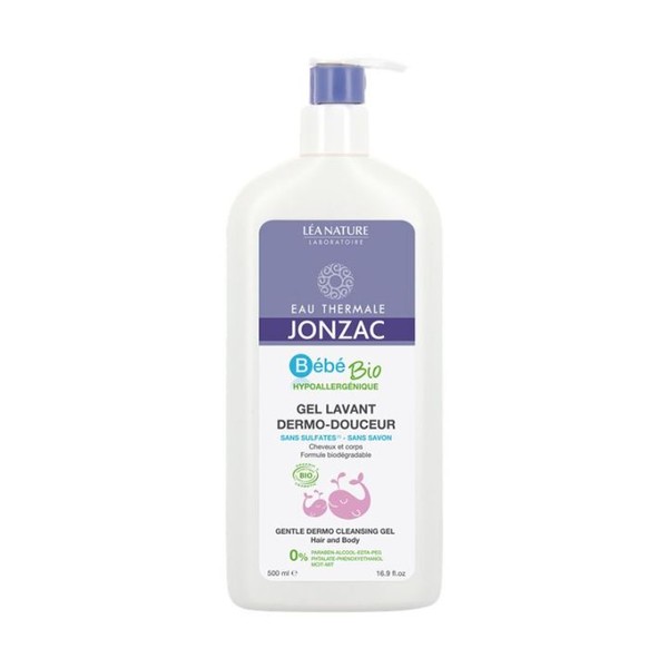 Jonzac Bébé Gel Lavant dermo-Douceur, 500 ml