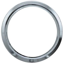 RANGE KLEEN R6-GE Chrome Range Trim Ring/Green Label (6")