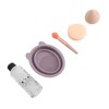 5pcs Makeup Brush Cleaning Solution Bowl Kit Residue Removal Powder