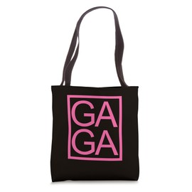GAGA Novelty Graphic Design Minimalist Typography Fun Tote Bag
