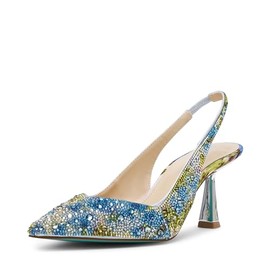 Betsey Johnson Women's Clark Pump, Blue Tulip, 7.5