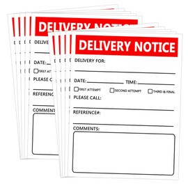 Delivery Notice,Missed Connections Label,4x3 inch Stickers for Postman,200 Pcs Per Pack